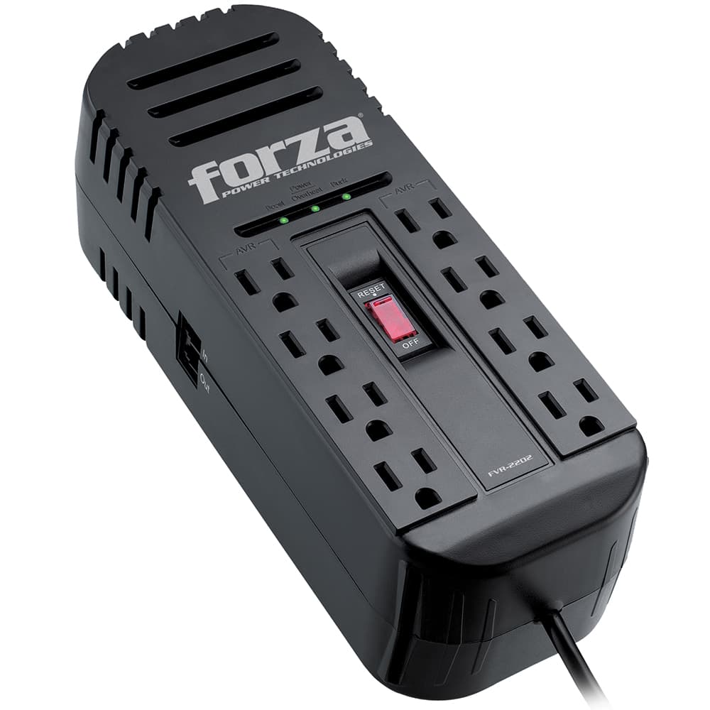 Forza Estabilizador Forza Fvr 2200VA 1100W 220V Preto