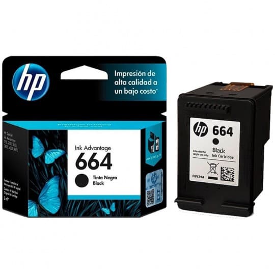 Hp Cartucho Tinta F6V29AL Preto