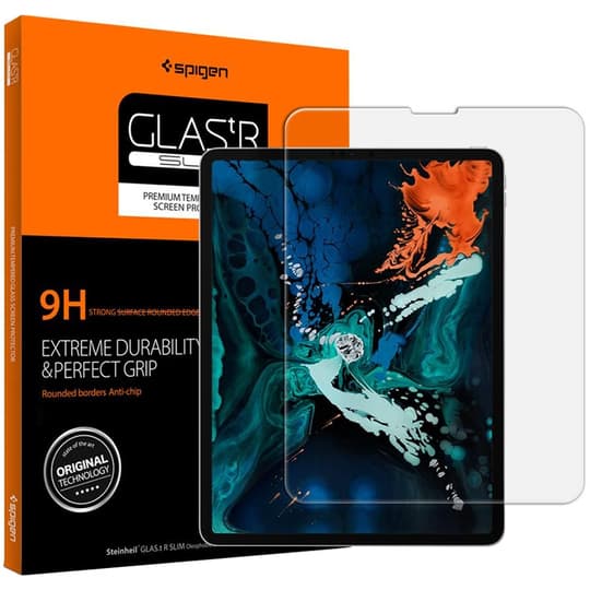 Apple Pelicula Ipad Pro Spigen Glas Tr Slim 068GL25594 Transparente