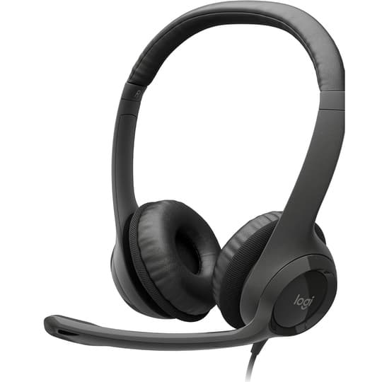 Logitech Auricular H390 Usb Microfono Bidireccional Preto