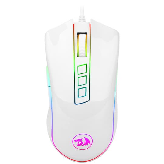 Redragon M808W Ks Storm Pro Rgb 16000DPI Ajustable Botones Branco