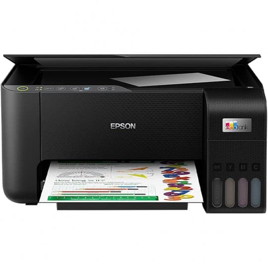 Epson Impresora Multifuncional Epson Ecotank L3250 En Bivolt Wi Fi Preto