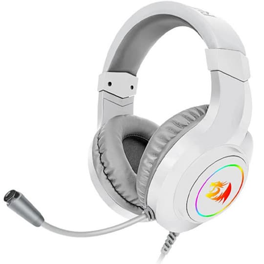 Redragon Hylas H260W Rgb Microfono Ajustable Branco