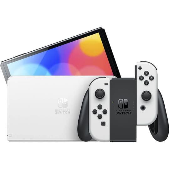 Nintendo Consola Portatil Switch Oled He Kaaaa Wi Fi Hdmi Bivolt Japones Branco