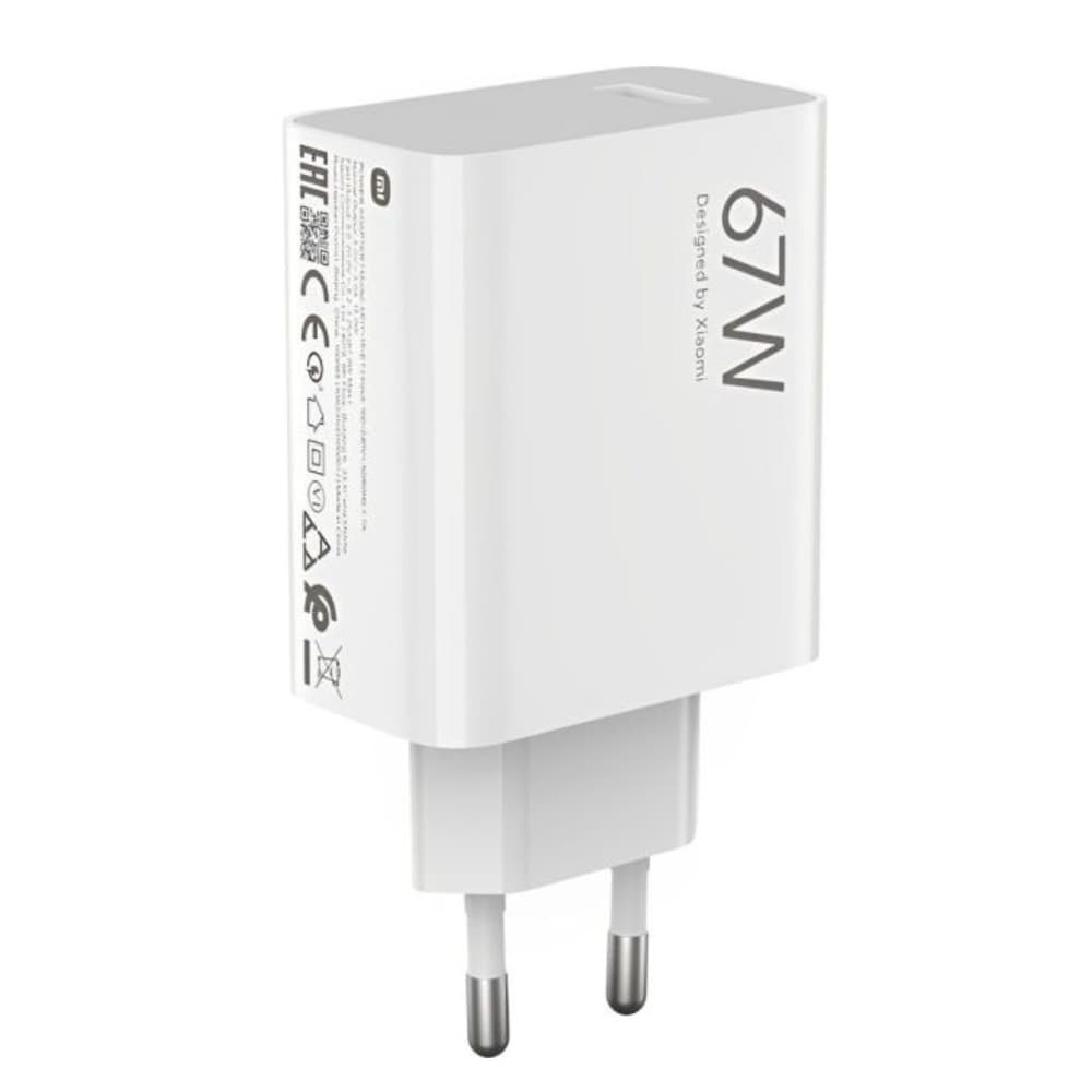 Xiaomi Cargador Fuente Hypercharger Usb 67W BHR07SKEU Cable Branco
