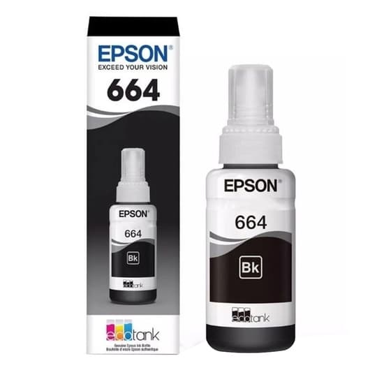 Epson Tinta Impresoras Epson T664120 Preto