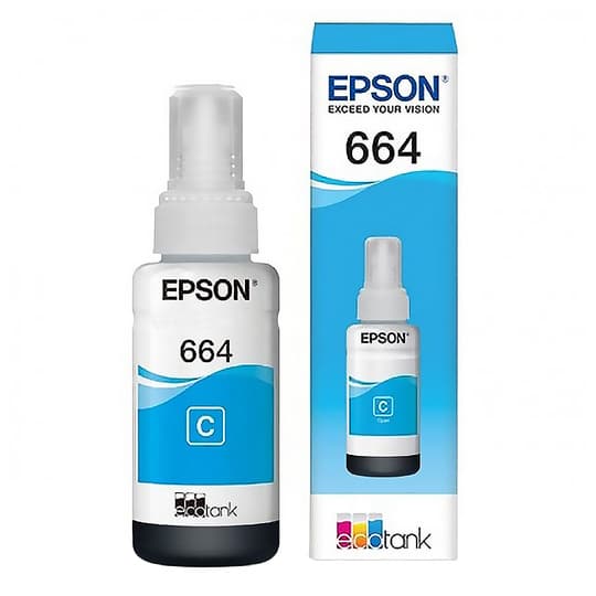 Epson Tinta Impresoras Epson T664220 Cian