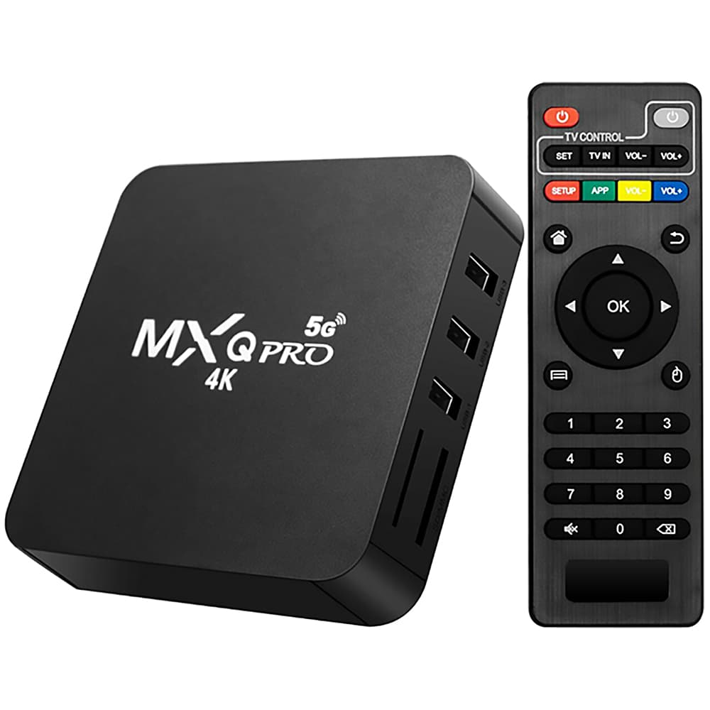 Mxq Tv Mxq Pro 4K Uhd Wi Fi A11 Bivolt 512GB Preto