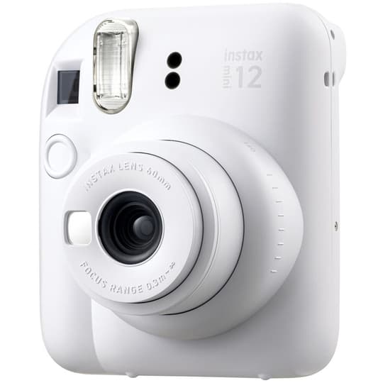 Camara Instantanea Fujifilm Instax Mini Pila Flash Clay White