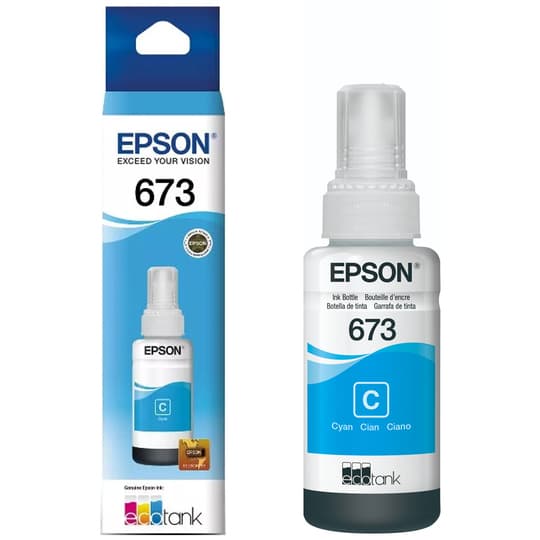 Epson Tinta Impresoras Epson T673220 Cian