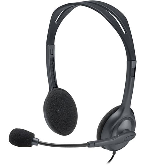 Logitech H111 Sonido Estereo Digital Microfono Preto