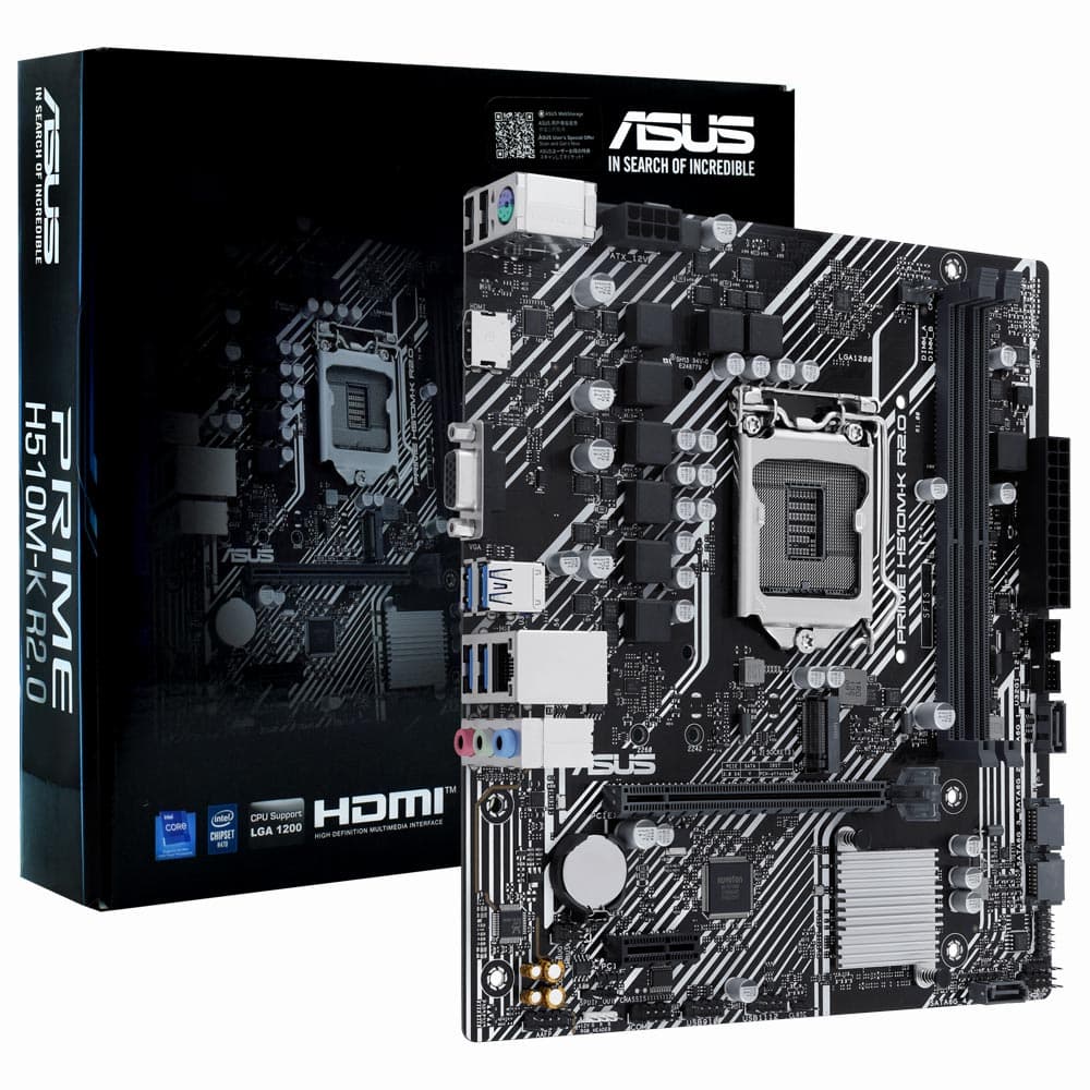 Asus Placa Madre Prime H510M R2 Socket Lga Microatx Hasta DDR4