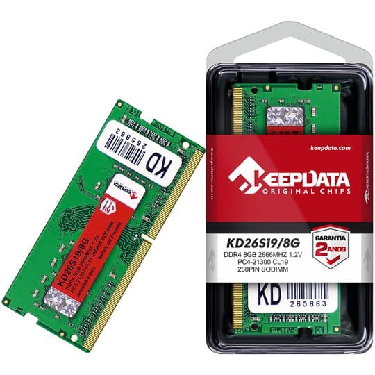 Keepdata KD26S19 DDR4 2666MHZ 8GB Verde