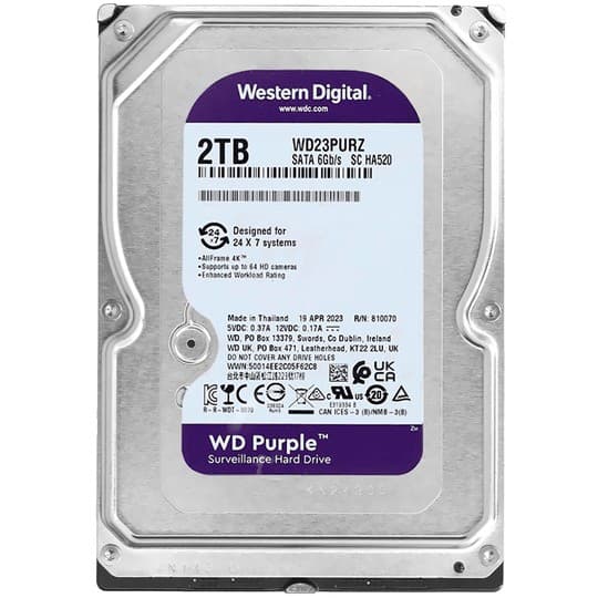 Western-digital Western Digital Surveillance Vigilancia Rpm 2048GB Prata