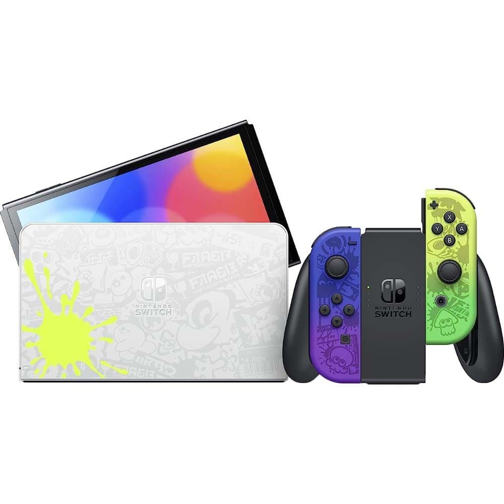 Nintendo Consola Portatil Switch Oled Heg Kcaa Splatoon Bivolt Japones