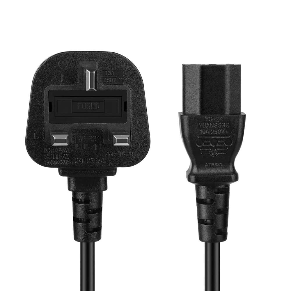 Generico Cable Energia Reino Unido Pines Preto