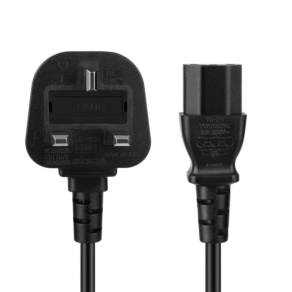 Generico Cable Energia Reino Unido Pines Preto