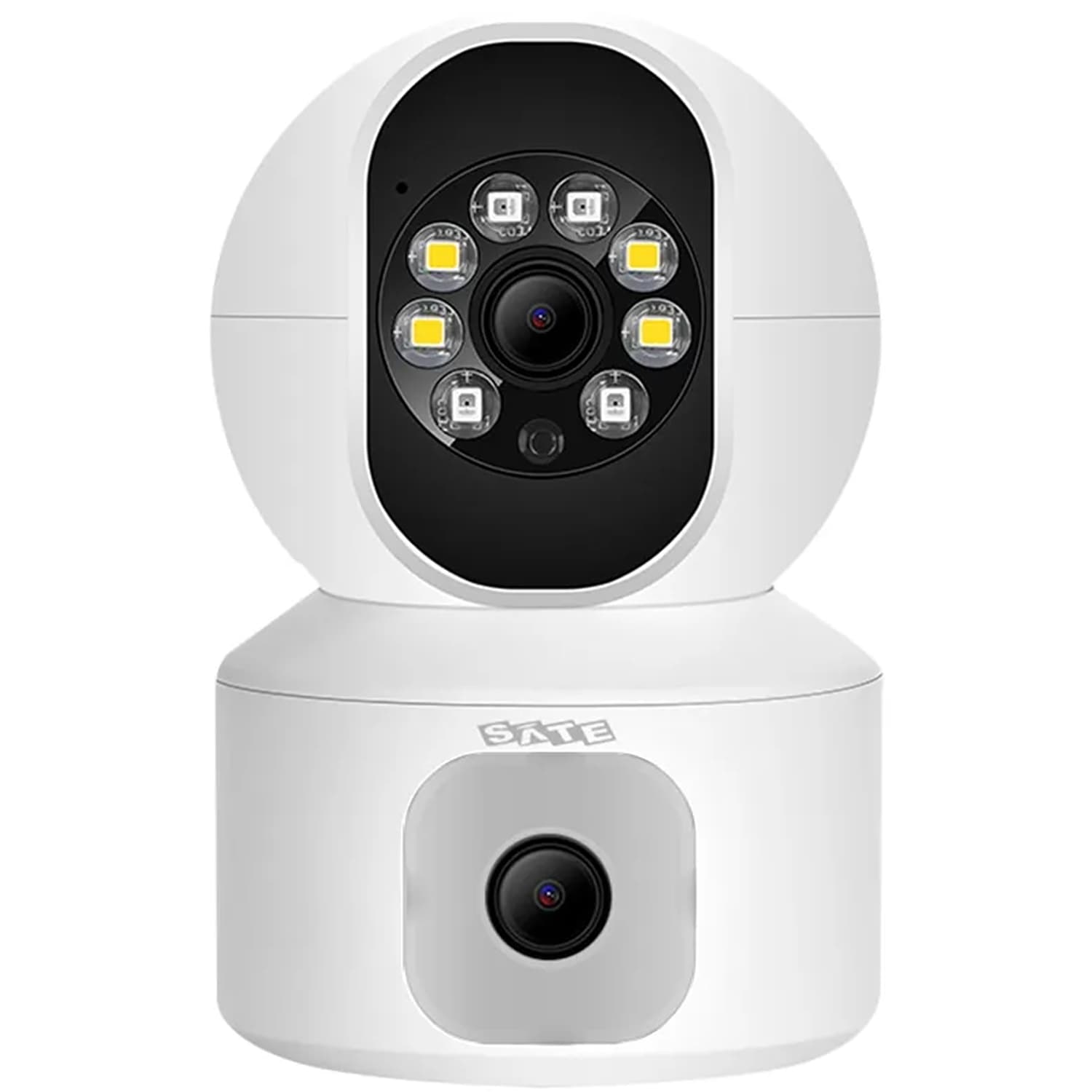 Satellite Camara Ip Satellite CAM001 Lentes Wi Fi Microsd Branco