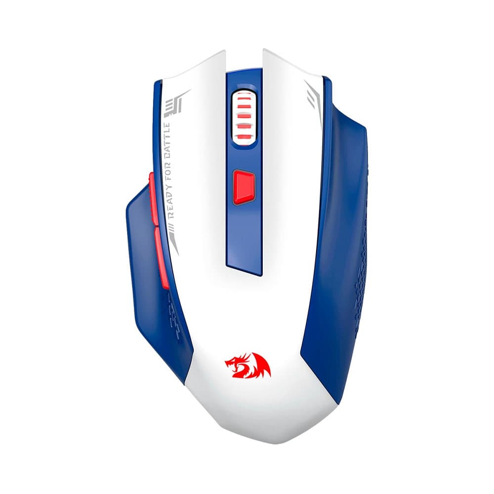 Redragon Wireless Redragon M994WBR Woki 26000DPI Ajustable Botones Branco