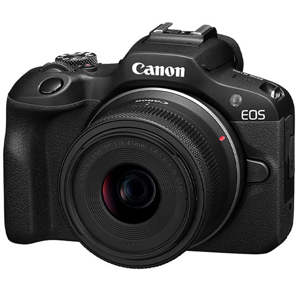 Camara Canon Eos R100 Lente Rf Mm Is Stm Wi Fi Bluetooth Negro