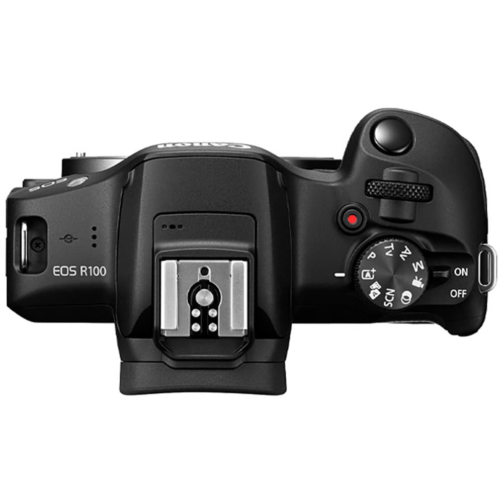 Camara Canon Eos R100 Lente Rf Mm Is Stm Wi Fi Bluetooth Negro