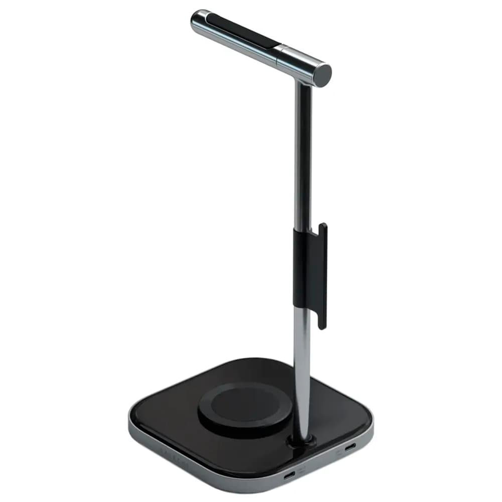 Satechi Soporte Auricular Satechi St Uchsmcm En Cargador Inalambrico Preto