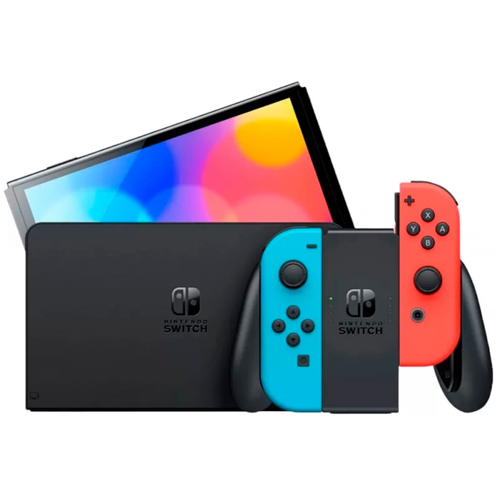 Nintendo Consola Switch Oled Heg Kabaa 64GB Azul