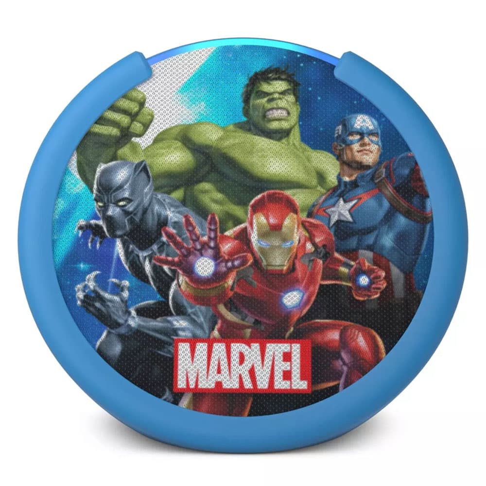 Marvel Speaker Amazon Echo Dot Pop Kids 1A Generacion Bluetooth Wi Fi Alexa Avengers Caja Fea