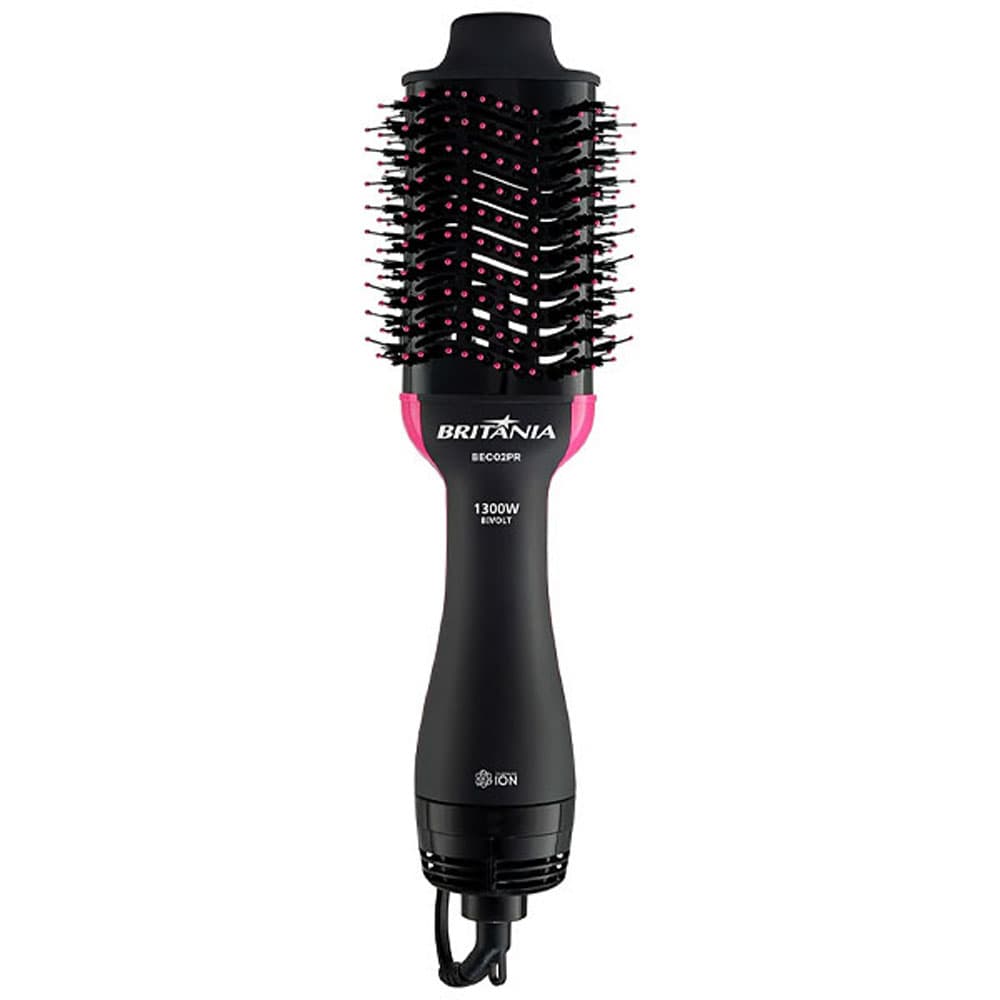 Britania Cepillo Secador Britania BEC02PR 1300W Bivolt Preto