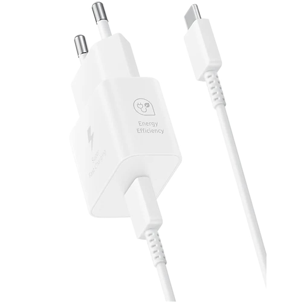Samsung Cargador Pared Ep T2510XWEGWW Cable 25W Usb Branco