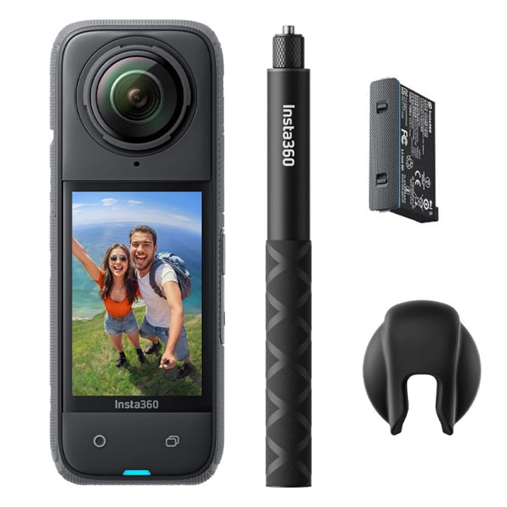 Camara General Action INSTA360 X4 Cinsabma Kit Travel Bundle 8K Black