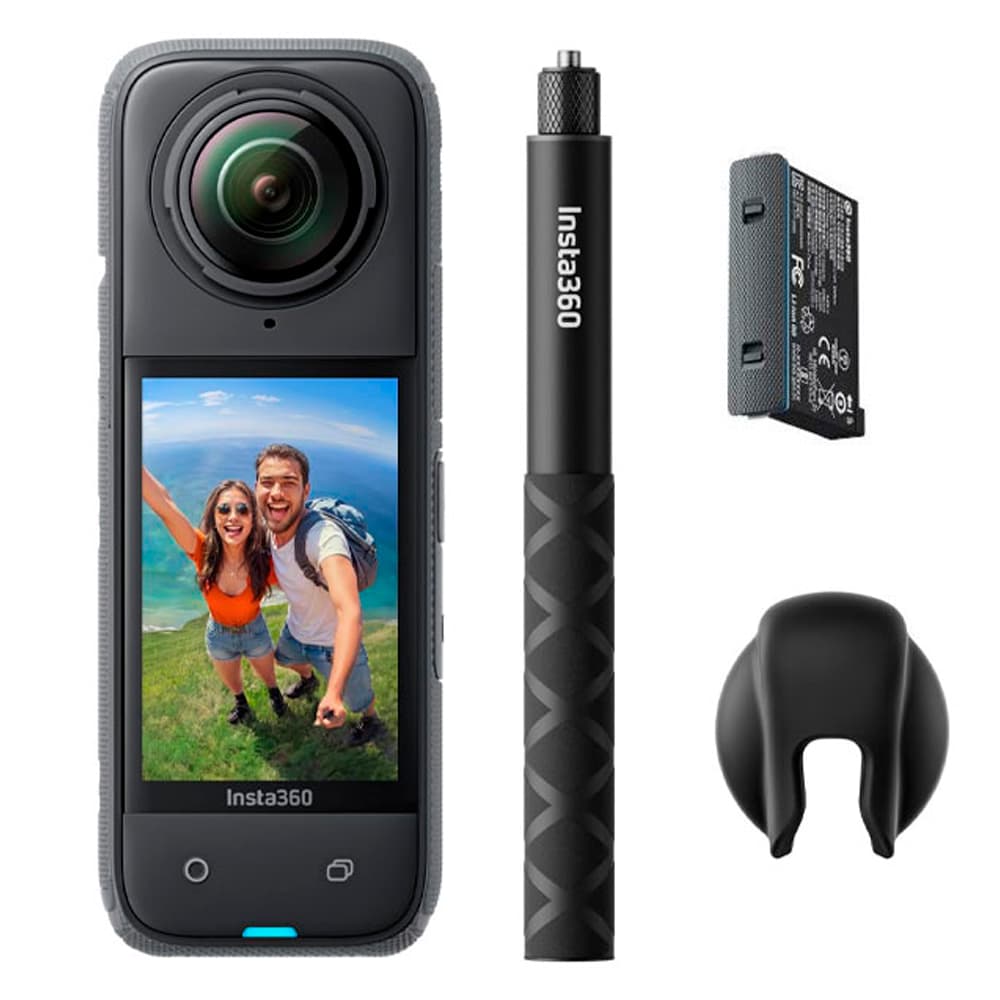 Camara General Action INSTA360 X4 Cinsabma Kit Travel Bundle 8K Black