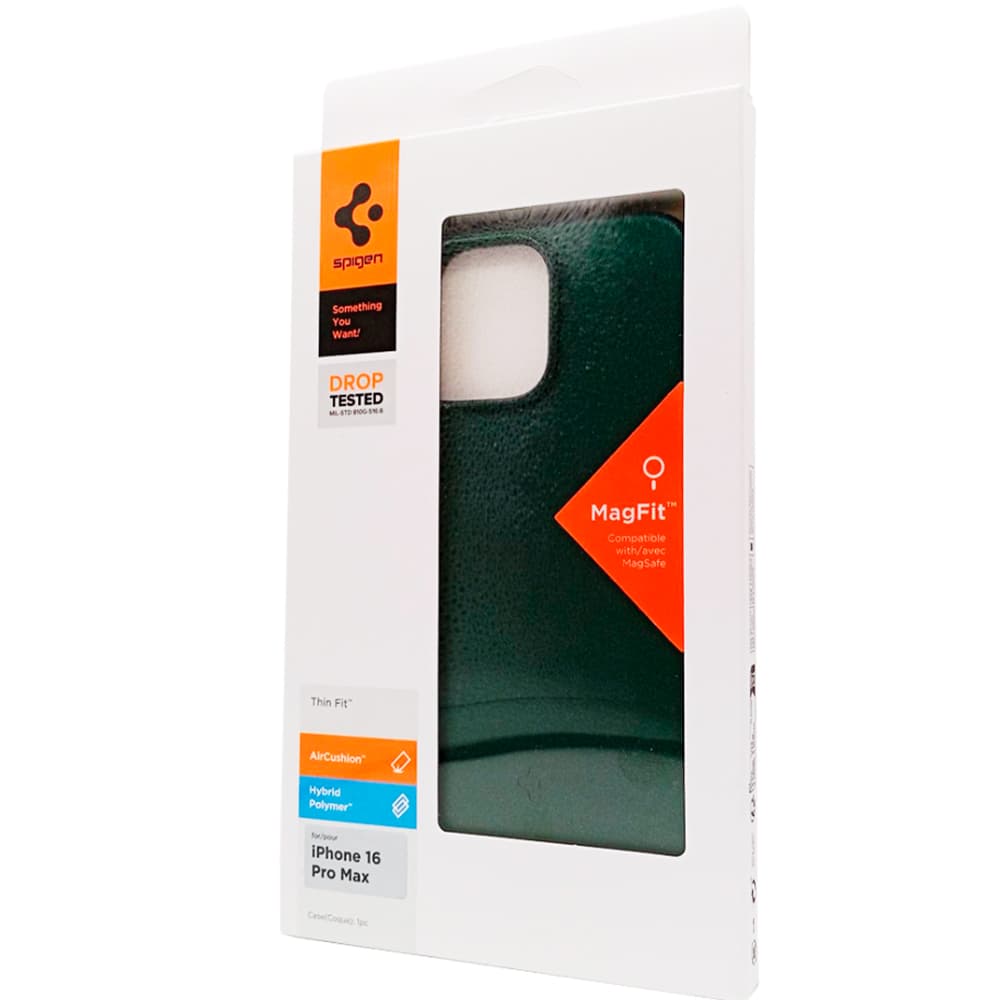 Apple Spigen Funda Iphone Pro Max Thin Fit Mag Fit Abyss ACS08813 Verde