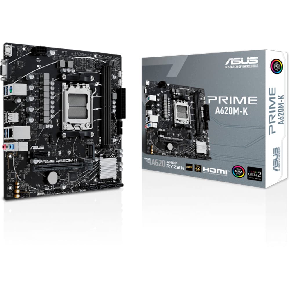 Asus Placa Madre AM5 Prime A620M Hdmi DDR5 Argb GEN2