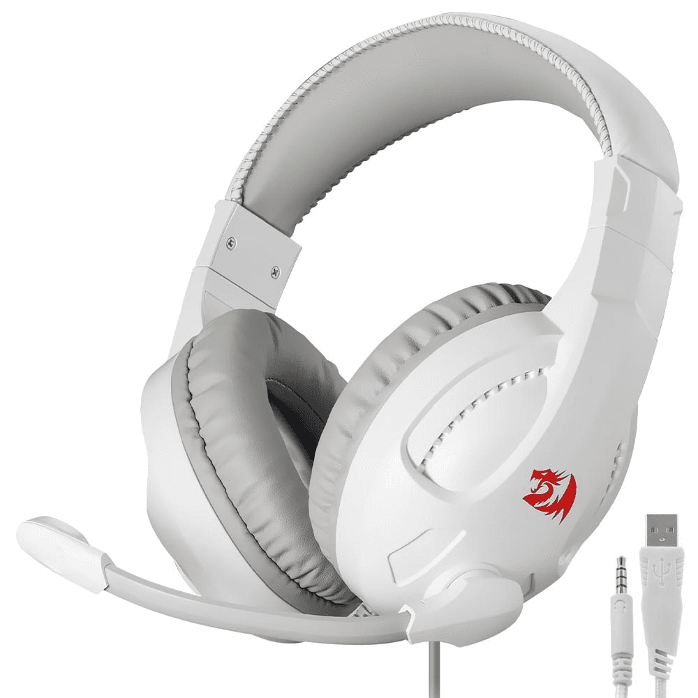 Redragon Auriculares Redragon H211W Rgb Cronus Usb Branco
