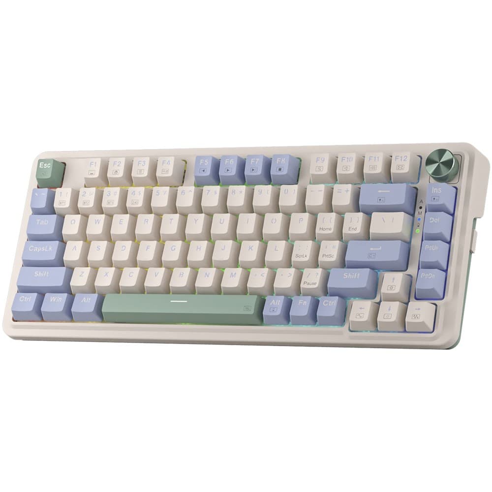 Redragon Mecanico Redragon K673CPG Rgb Pro Ucal Pro Wireless Rgb Ingles Branco