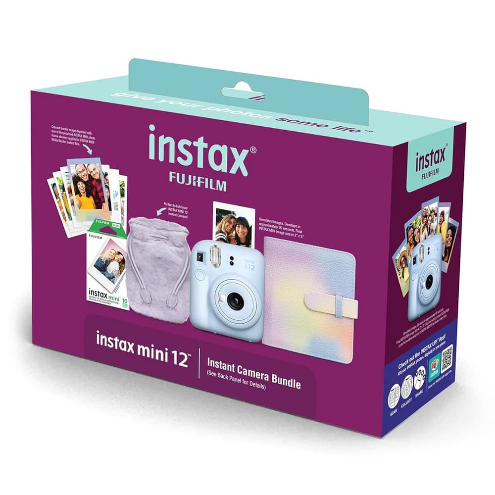 Camara Instantanea Fujifilm Instax Mini Holiday Bundle Pastel Blue