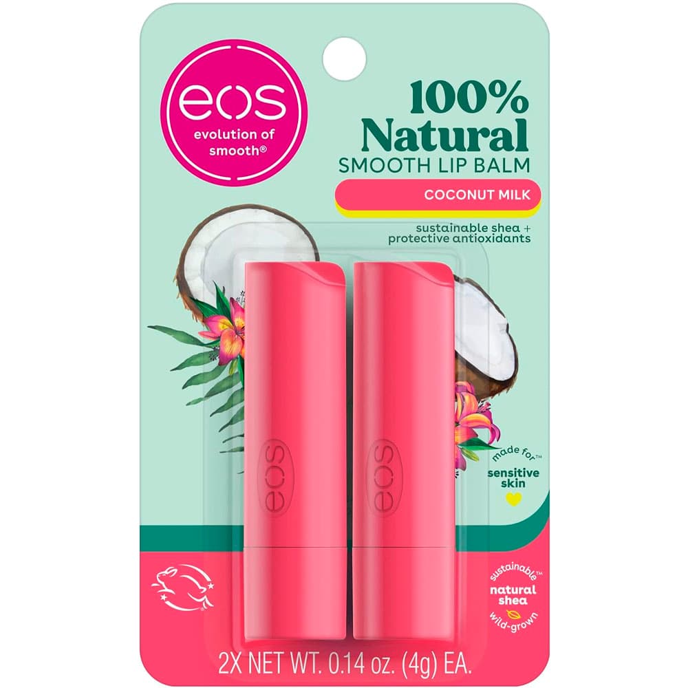 Eos Balsamo Lip Natural Coconut Milk Cantidad BATOM