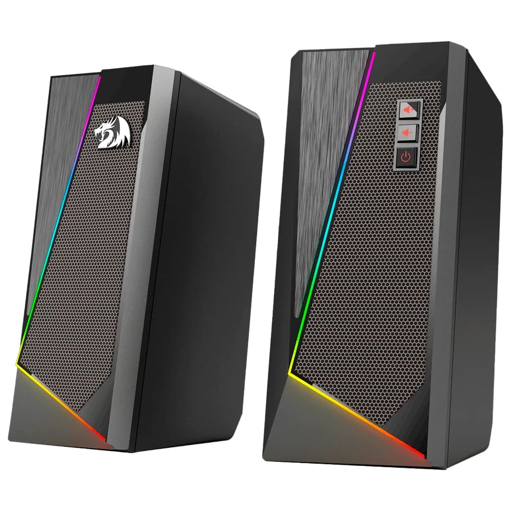 Redragon Speaker Redragon Anvil GS520 Rgb Usb Watts Preto