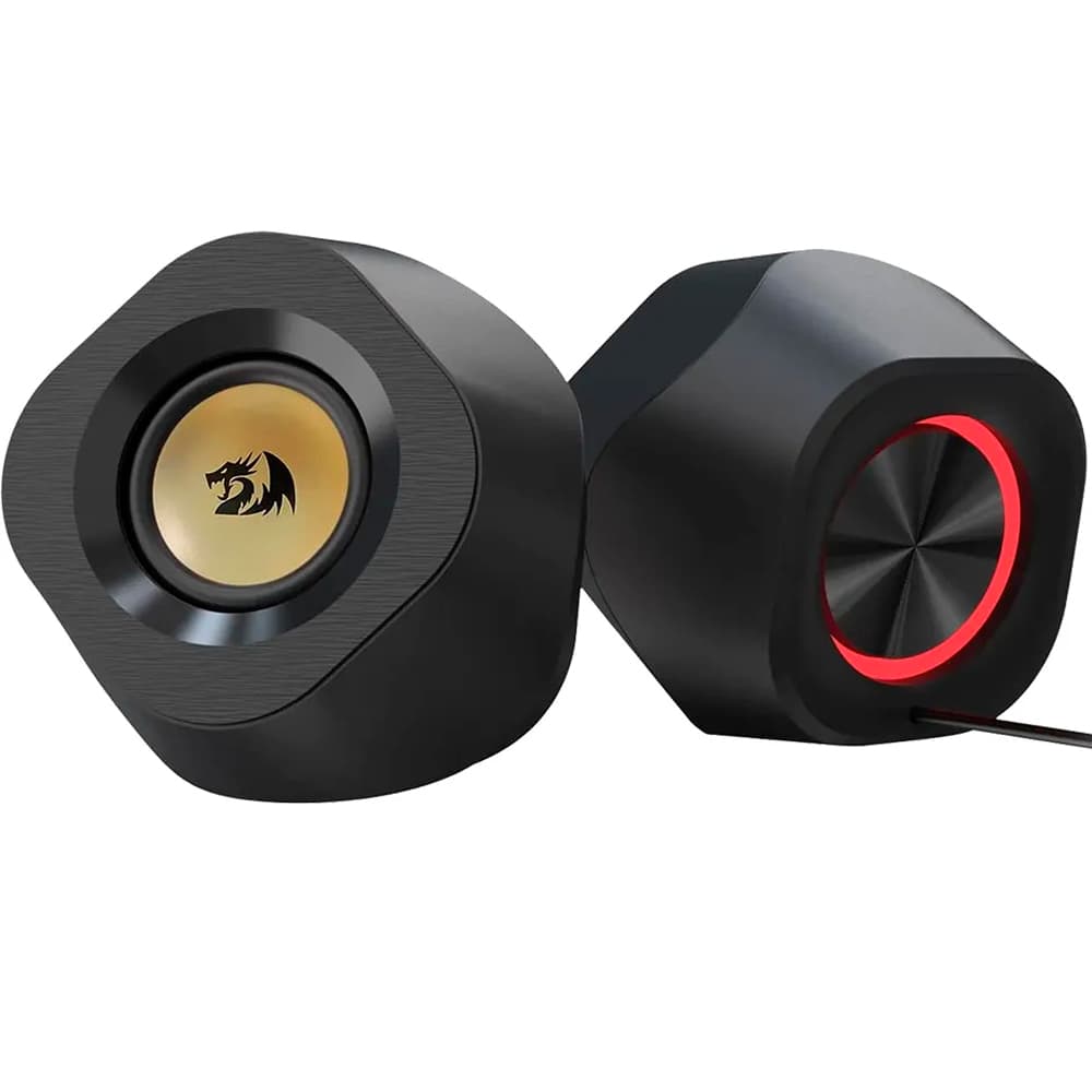 Redragon Speaker Redragon Kaidas GS590 Rgb Watts Preto