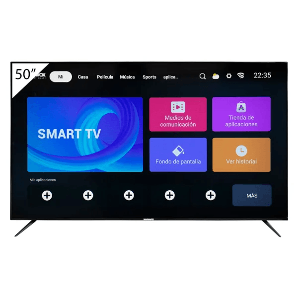 Magnavox Smart Tv Uhd Magnavox 50MEZ573 M1 4K Wi Fi Hdmi Preto