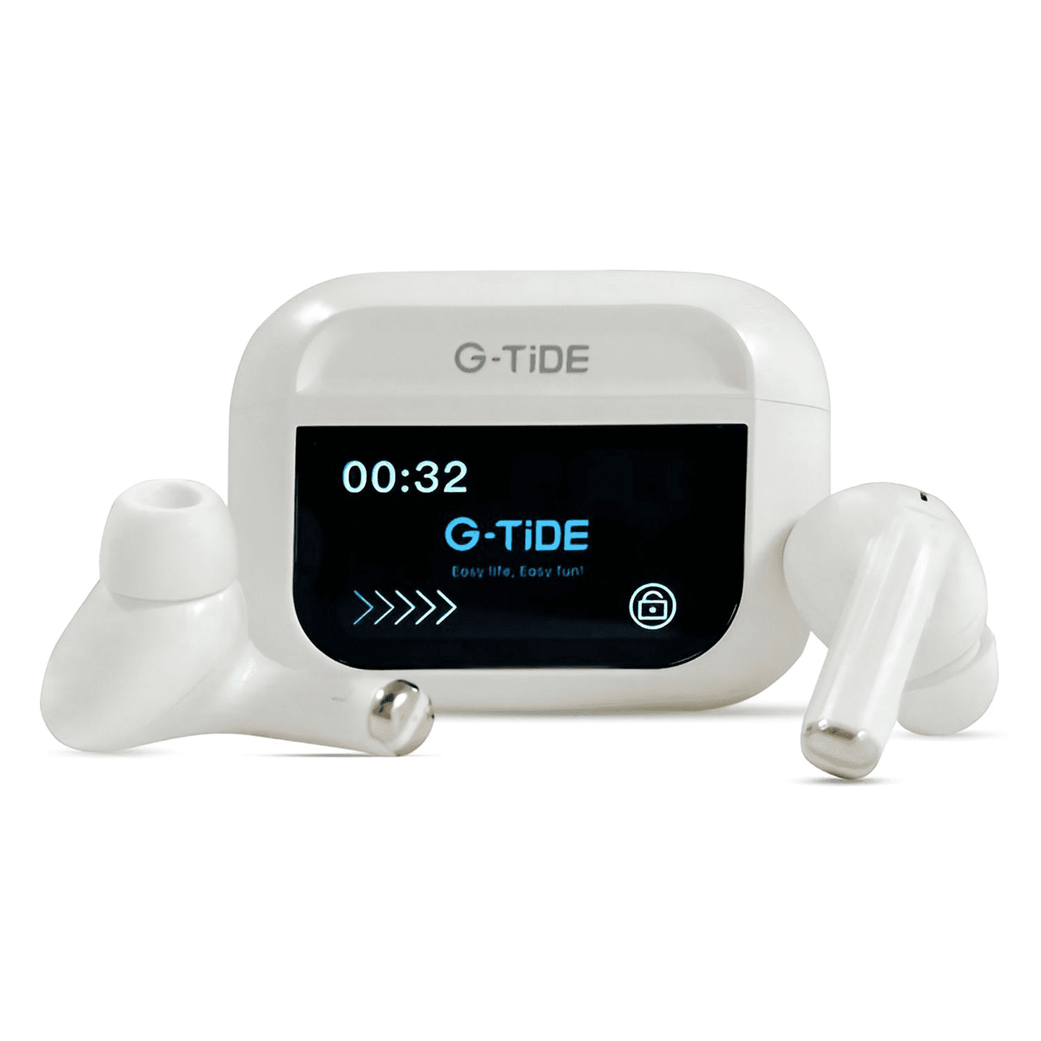 G-tide Auricular Inalambrico Tide Future Pod Wireless Mic Branco