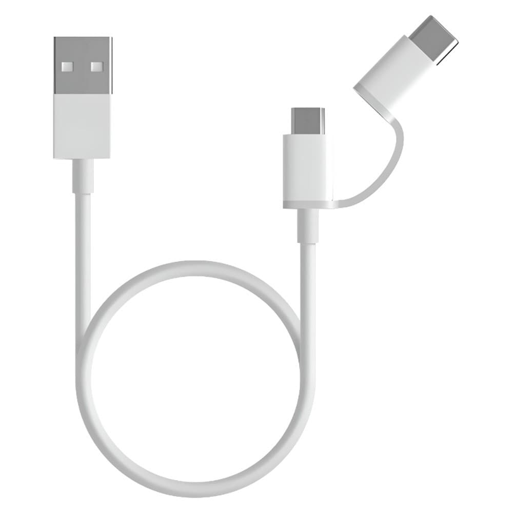 Xiaomi Cable SJX01ZM En Tipo Micro Usb 30CM Branco
