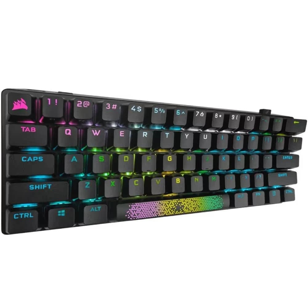 Corsair K70 Pro Mini Wireless Ch Na Rgb Mecanico Ingles Preto
