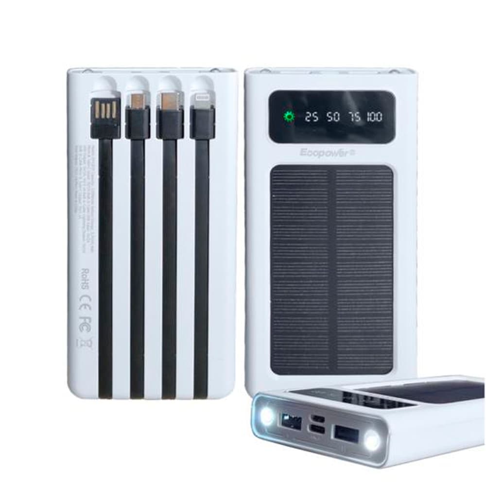 Ecopower Cargador Portatil Ecopower Ep C872 12000MAH Branco