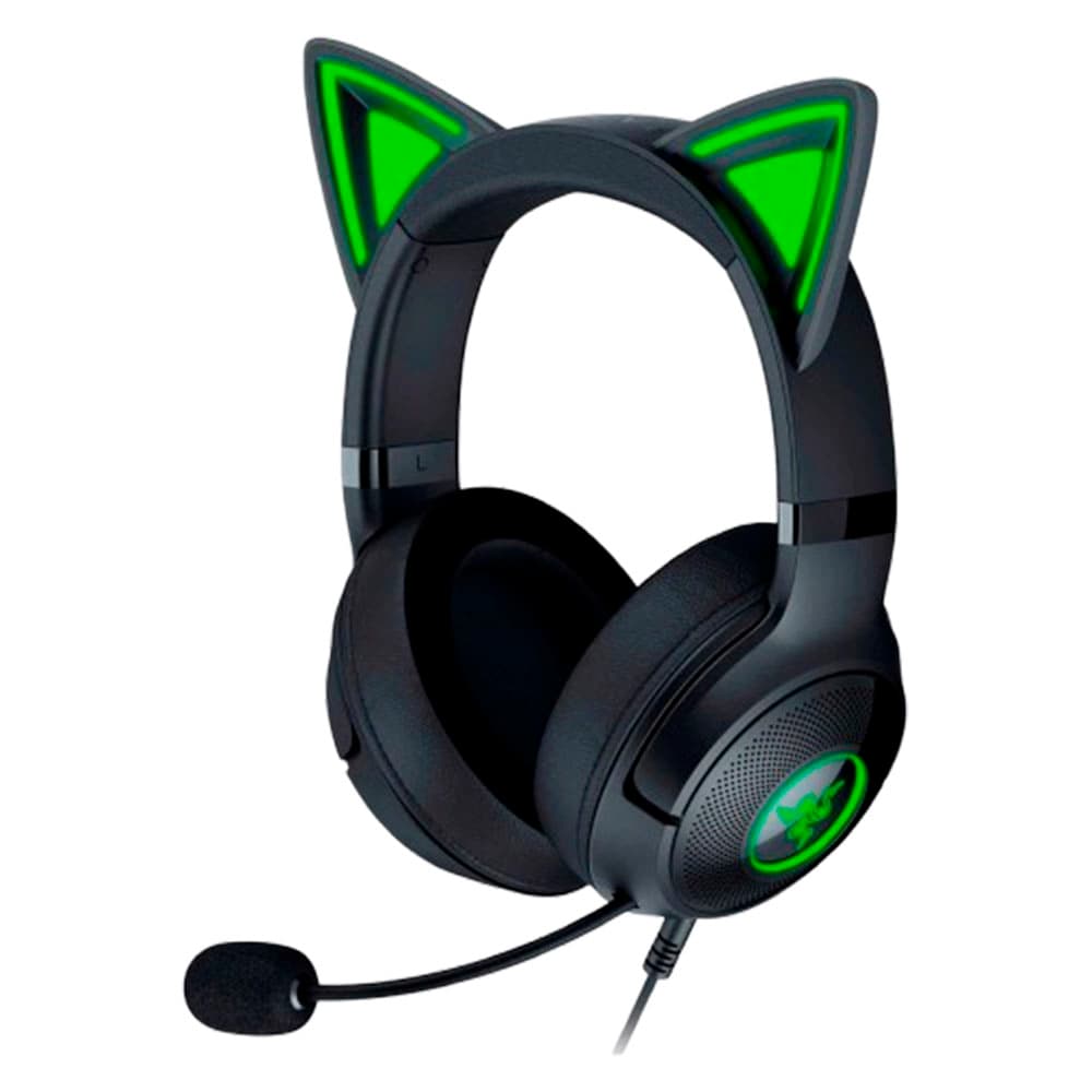 Razer Auricular Razer Kraken Kitty V2 Quartz RZ04 R3U1 Preto