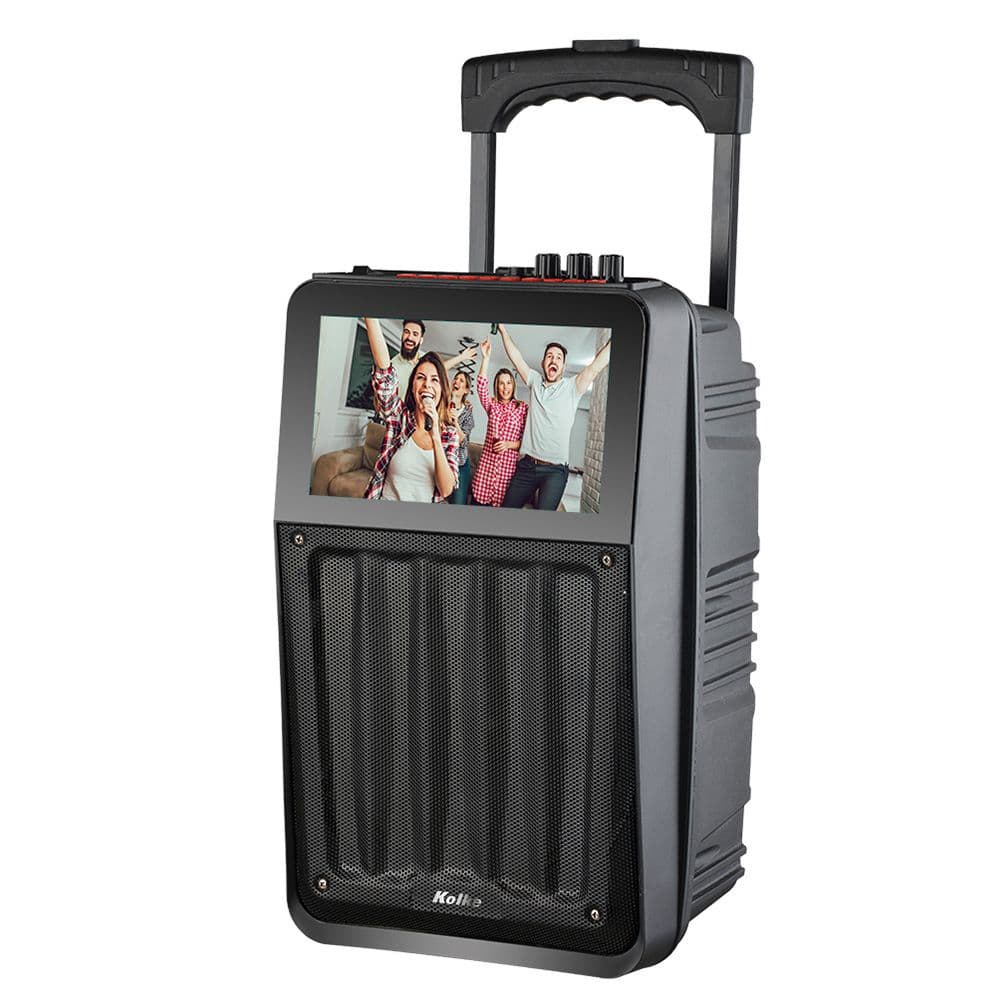 Kolke Speaker Kolke Sing Kpb Lcd Usb Aux Preto