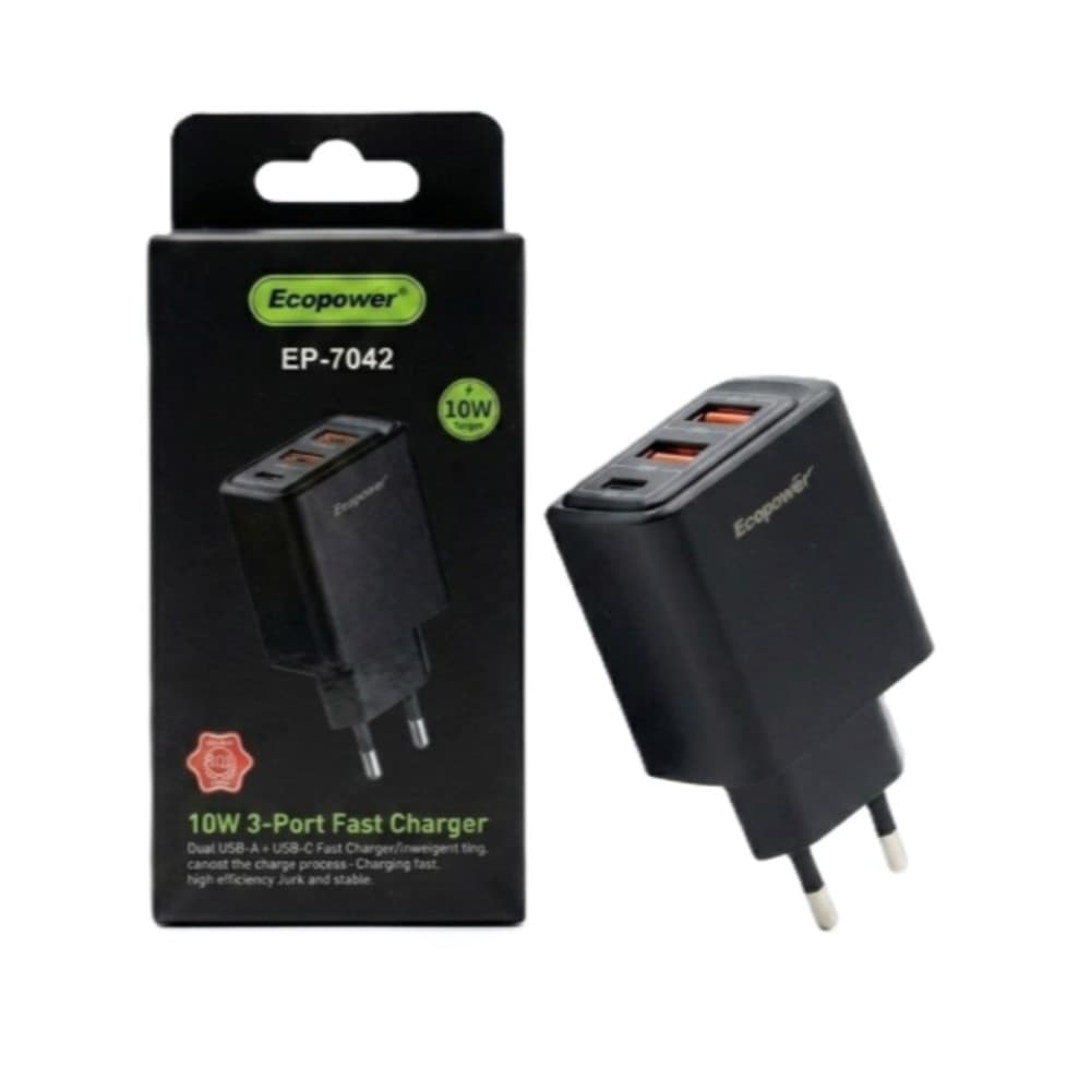Ecopower Cargador Ecopower Ep Usb Usb 10W Preto