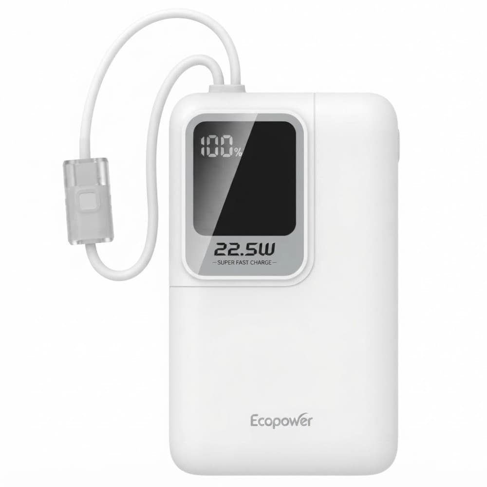 Ecopower Cargador Portatil Ecopower Ep C883 12000MAH Branco