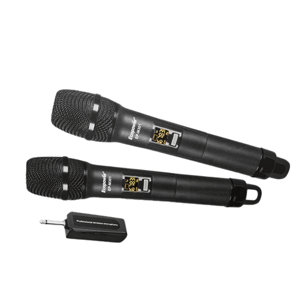 Ecopower Microfono Inalambrico Ecopower Ep M301 Microfonos Preto
